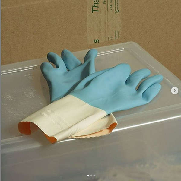 Gloves in the Studio