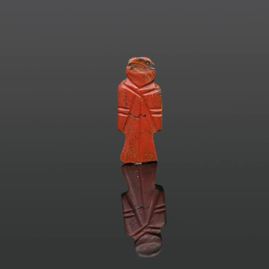 Egyptian Red Glass Amulet 1300BCE