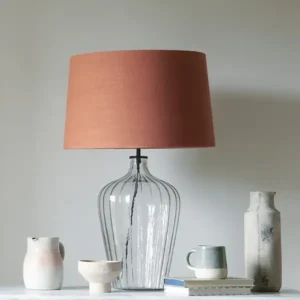 Table lamp on furniture